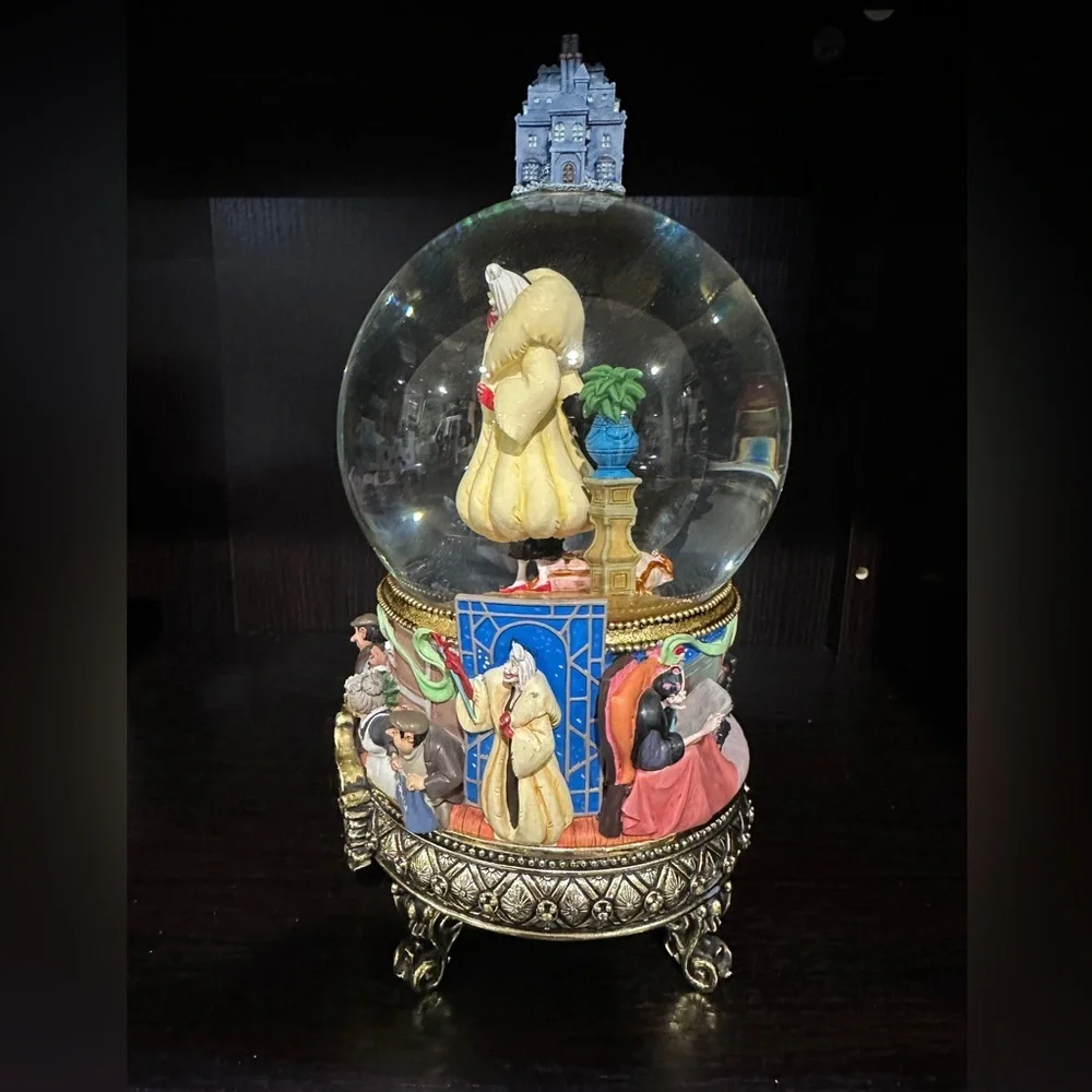 Walt Disneys Masters of Animation: Marc Davis '101 Dalmations Musical Snow Globe
